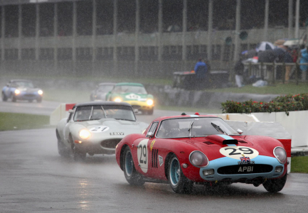 <h5>Ferrari GTO in the rain at Goodwoood Revival</h5>