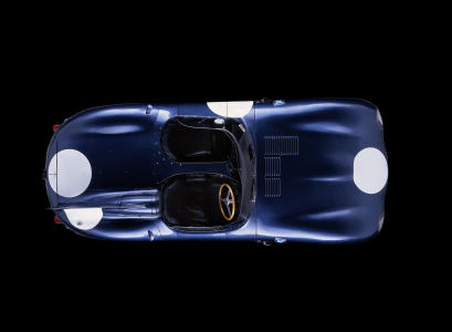 <h5>Le Mans winning Jaguar D type</h5>