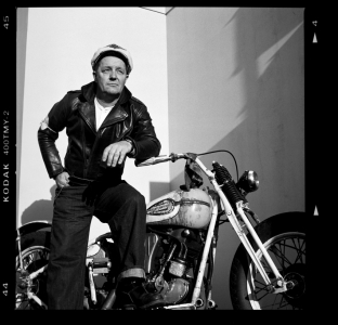 <h5>Biker on a Harley</h5>
