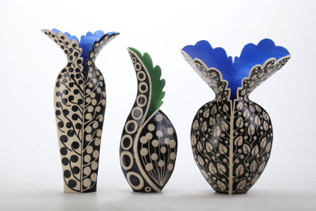 <h5>British craft,ceramic vases</h5>