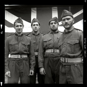 <h5>Soldiers with Union Jack </h5>