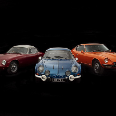 Lotus Elite,Alpine,Datsun 240Z