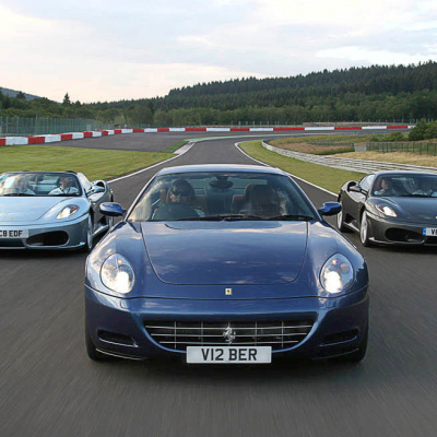 Ferrari trio at Spa