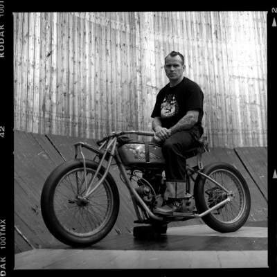 Wall of death rider
