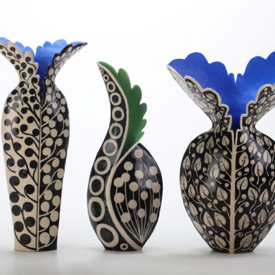 British craft-vase