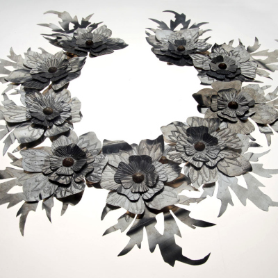 British craft-steel necklace