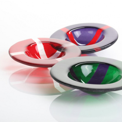 British craft glass bowls