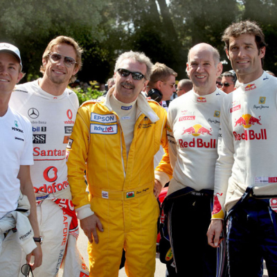 F1 drivers at Goodwood