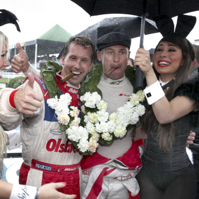 Goodwood winners Kenny Brack and Tom Kristiensen